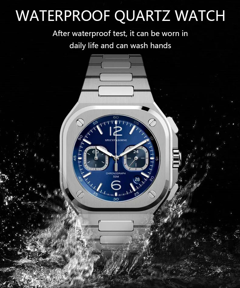 Specht & Sohne Chrono BR Quartz - White Color